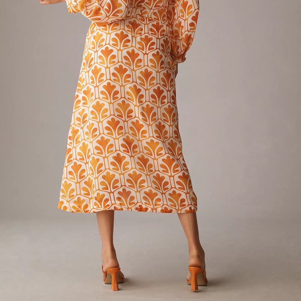 Anthropologie Maeve Printed Wrap Shirt Dress - Picture 13 of 16